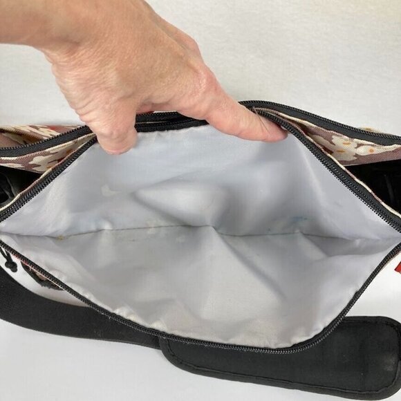 Skip Hop Cherry Blossom Print Messenger Diaper Bag - Picture 9 of 10